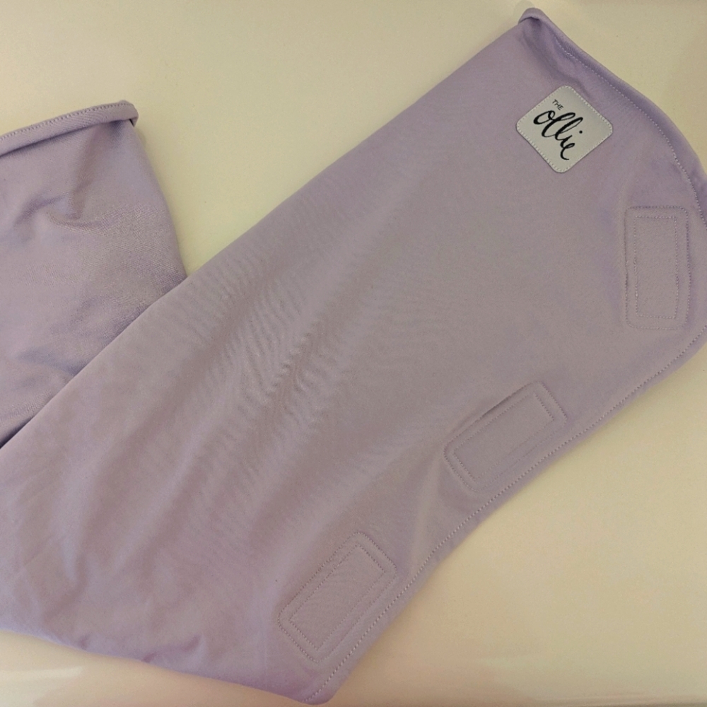 The Ollie baby swaddle Lavender Like New